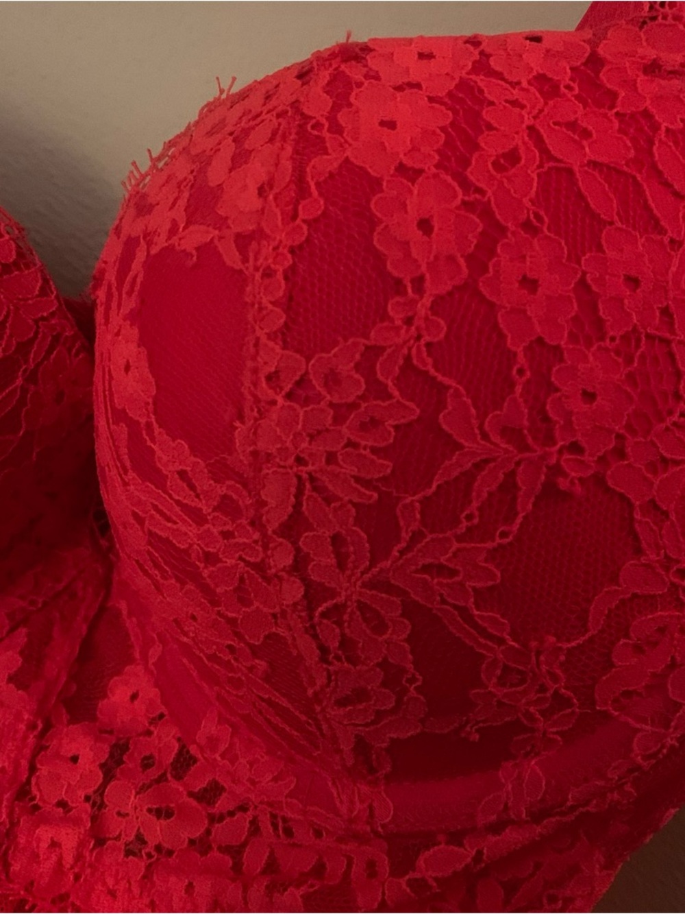 Victoria’s Secret Red Lace Babydoll Lingerie